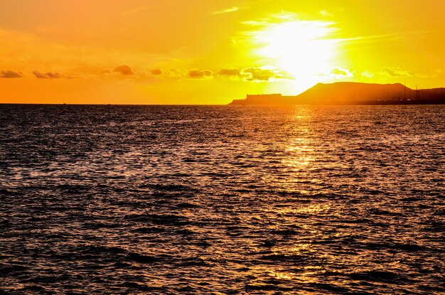 tropische zonsondergang