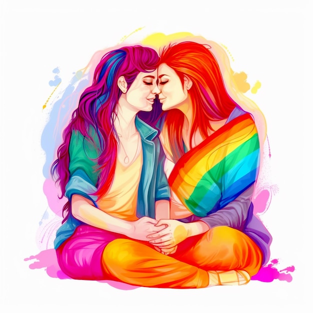 TROTS achtergrond trots liefde homo lesbische regenboog liefde