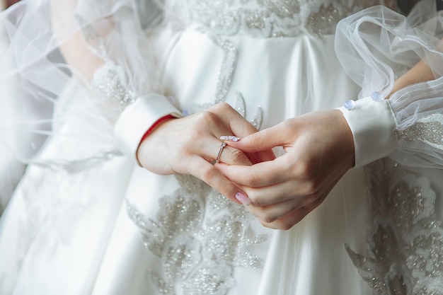 Trouwjurk houding Huwelijksaanzoek hou van het begin van het gezinsleven familie