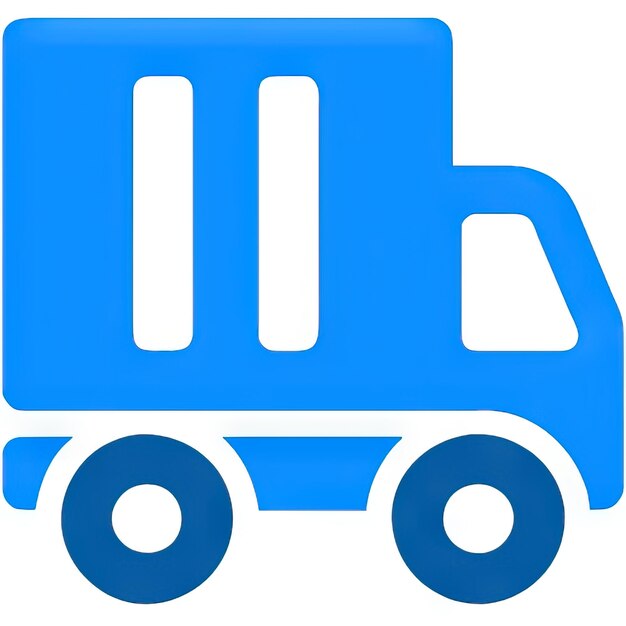Truck icon with simple design