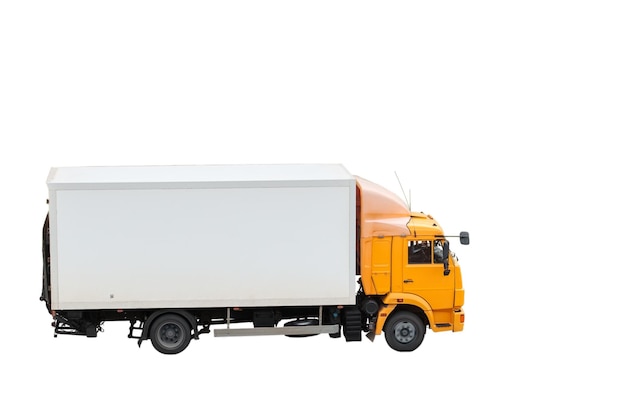 Truck on isolated background isolate
