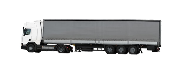 Truck on isolated background isolate