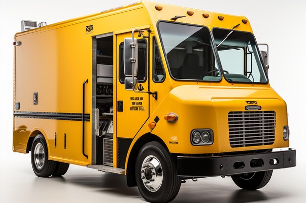 truck photo on a white background