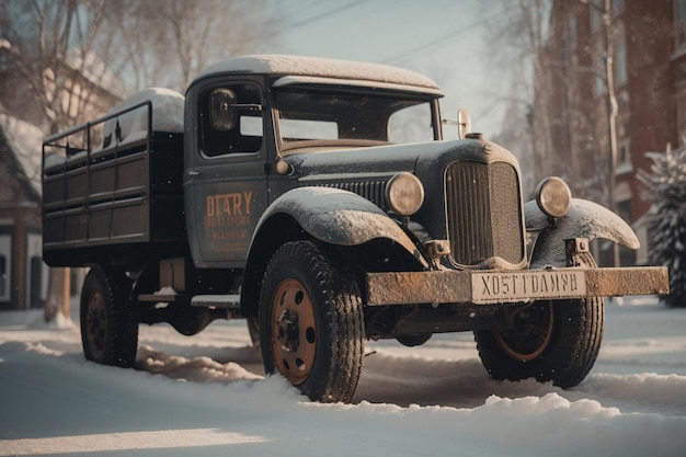 A truck with a license plate that says " xtna " on it.