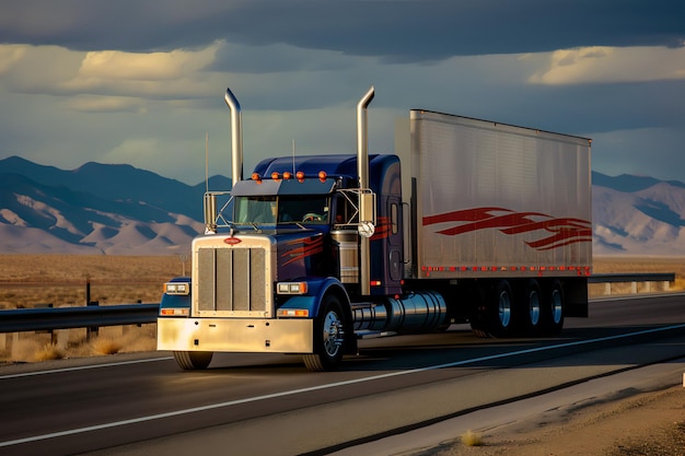 A truck with the word pj on the side of it