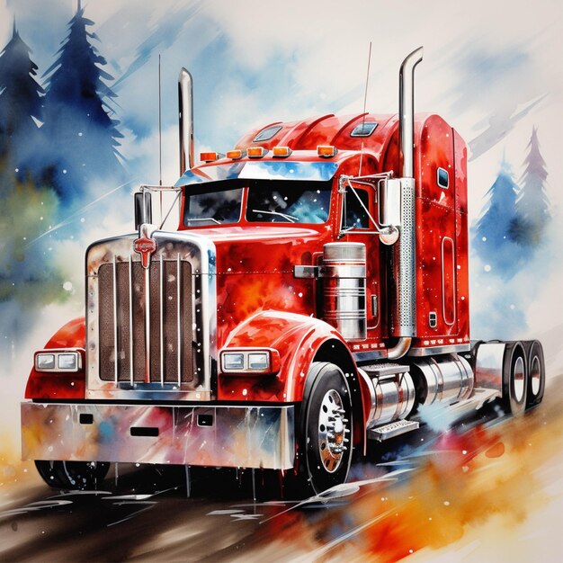 Photo trucking vector