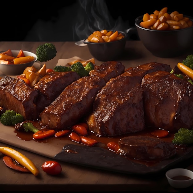 True Taste Tempting Warm Beef Steak