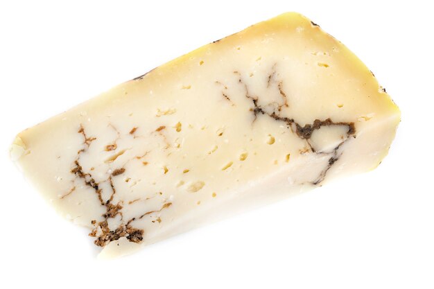 truffle cheese isolated