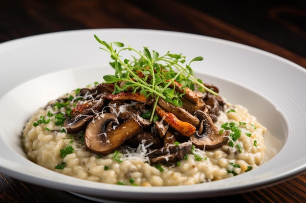 Truffle mushroom risotto