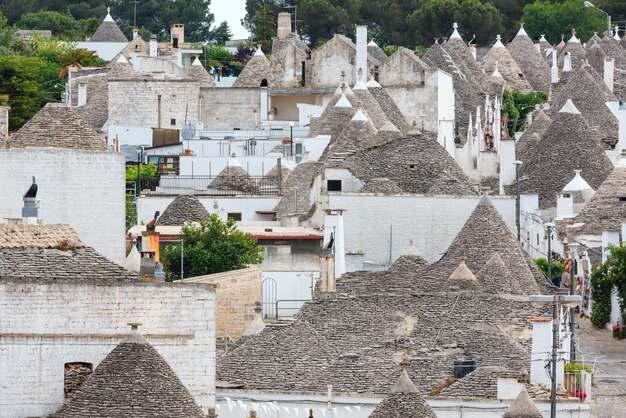 Trulli houses in Alberobello Italy