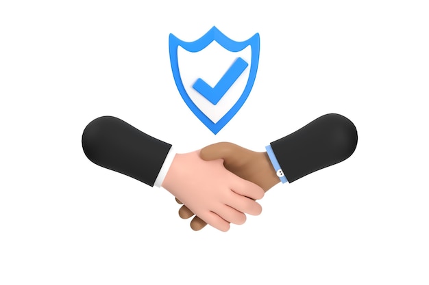 Trust icon handshake icon partnership and agreement symbol\
trust for protection