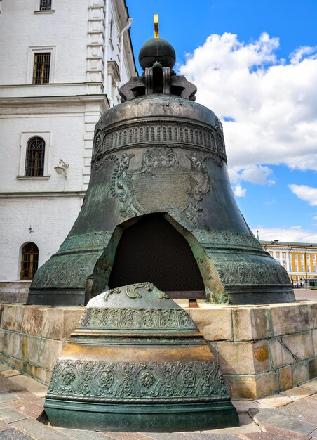 Tsar Bell in Moscow Kremlin Russia Huge Tsar Bell is largest in world