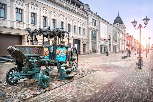 The Tsar's carriage in Bauman Street in Kazan