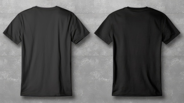 Tshirt back and front view Generative AI