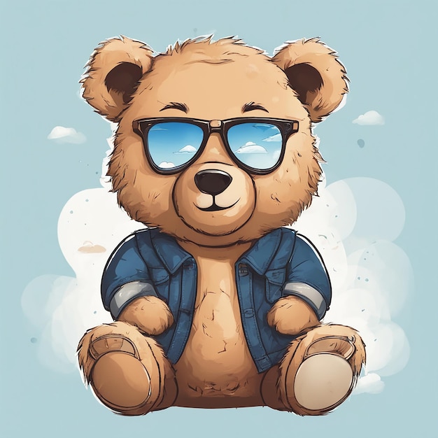 tshirt design cute teddy bear