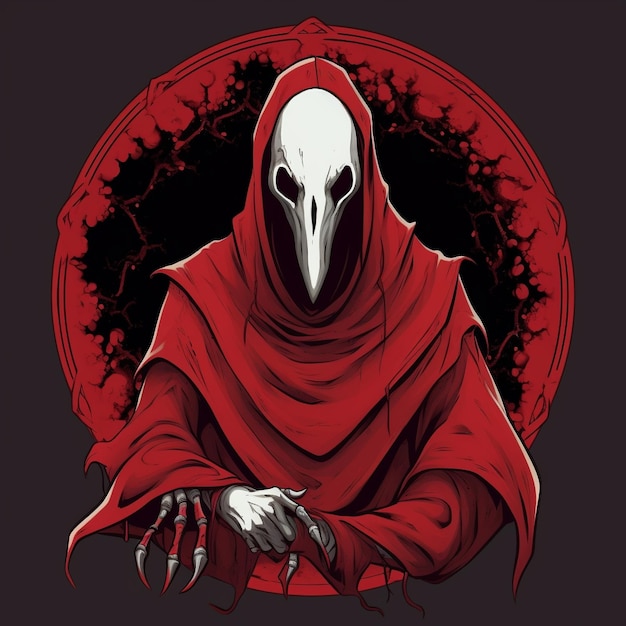 Photo tshirt design skull reaper