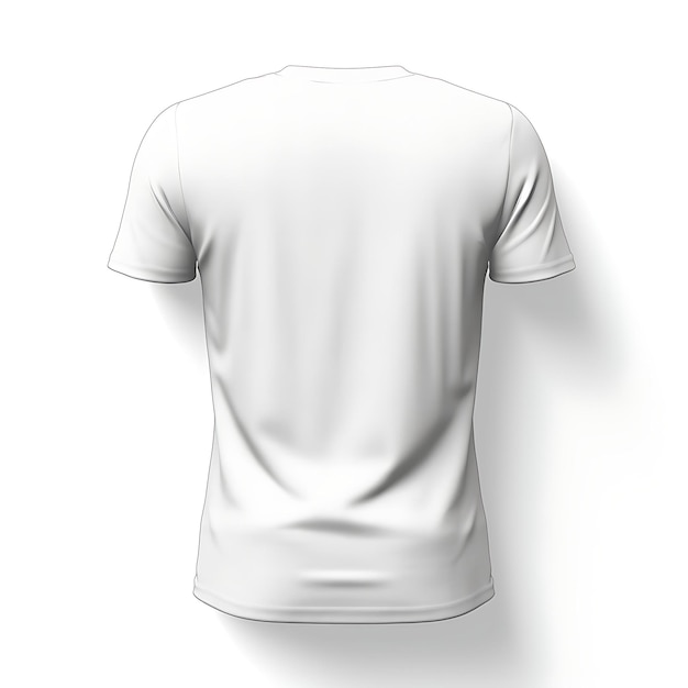 Tshirt of Henley Shirt Fitted Wore by a Black Mannequin T Shirt Whit White Blank Clean Design