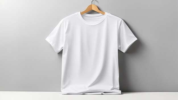 tshirt mockup op witte achtergrond Achtergrond met kopieerruimte Achtergrond met kopieerruimte Minimalistisch