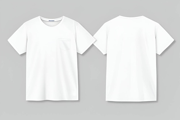 A tshirt mockup pure white background smooth clean texture