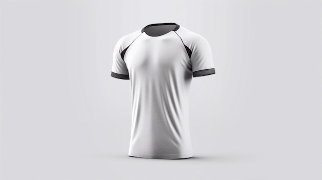 Tshirt mockup sport shirt template design for soccer jersey football kit