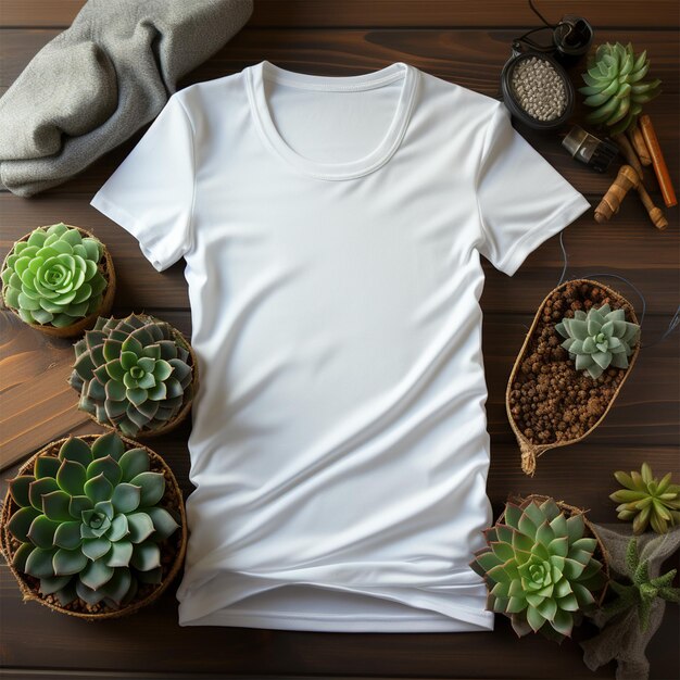 Photo tshirt mockup