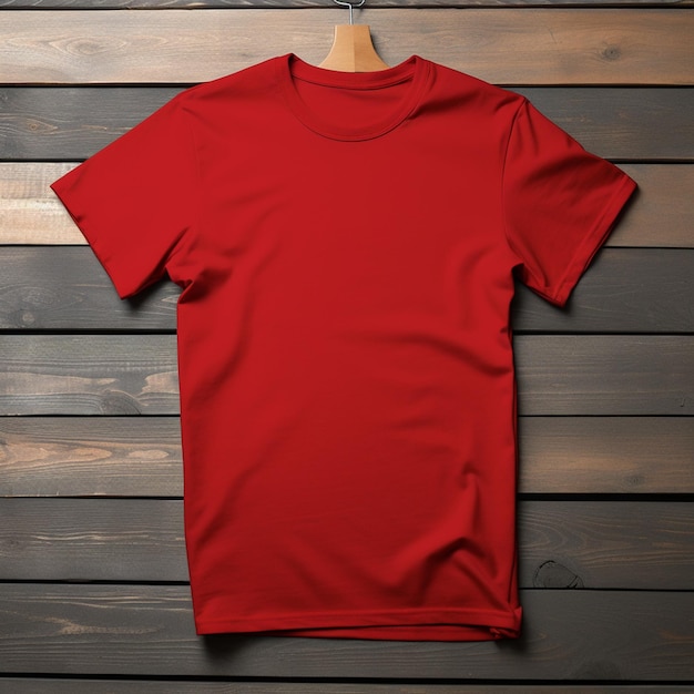 TShirt Plain In Red Color