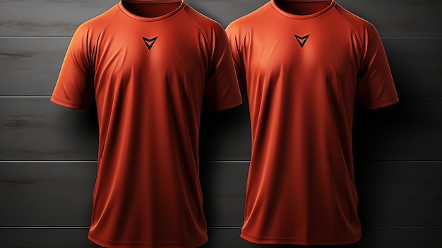 tshirtスポーツデザインテンプレート サッカークラブのサッカージャージーモックアップ