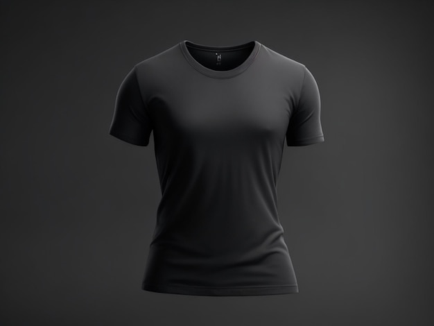 Photo tshirts on gray background for mockup