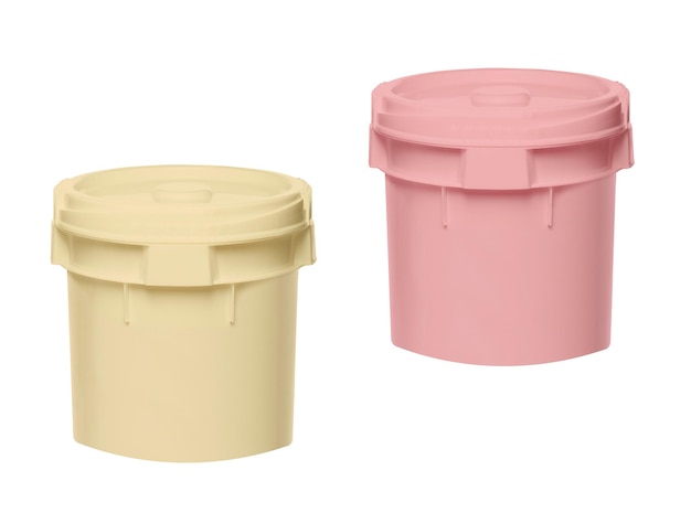 Photo tub plastic bucket container