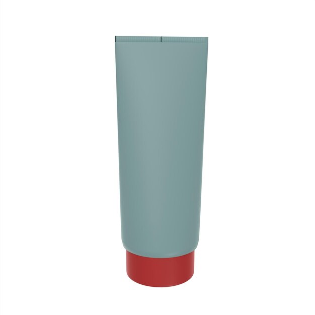 Tube of cream 3d modelling