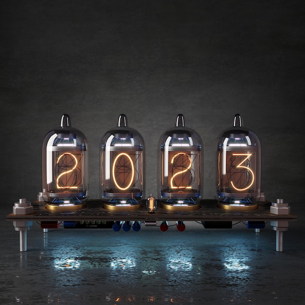 Tube processor calendar and date  new year