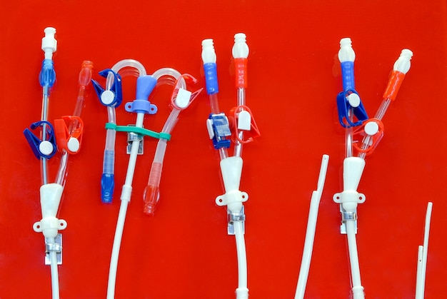 Tubes and hoses for use in bypass to patients 