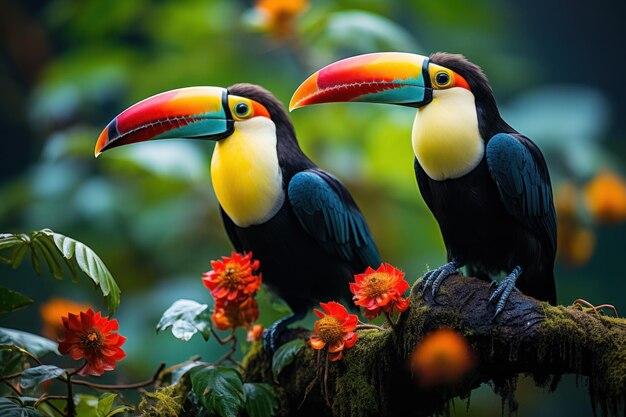 Tucan Wildlife Photography Generative AI