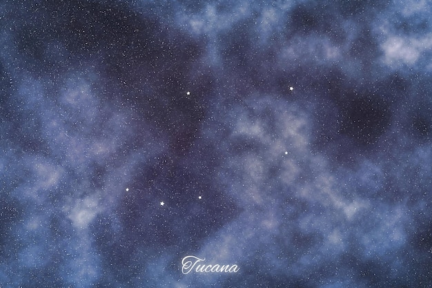 Tucana star constellation Brightest Stars Toucan constellation