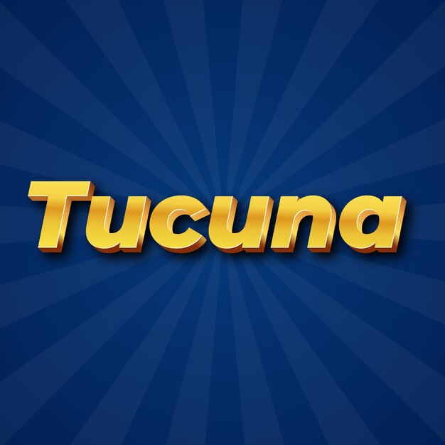 Tucuna text effect gold jpg attractive background card photo