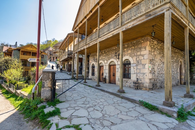 Tufenkian Old Dilijan Complex in het oude stadsgebied aan de Sharambeyan-straat in Dilijan, Armenië