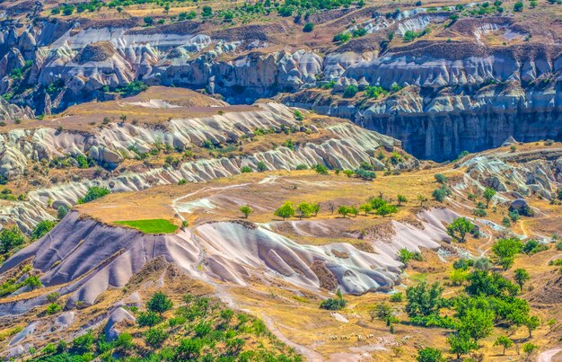 Tufsteenvorming in Cappadocië, Turkije