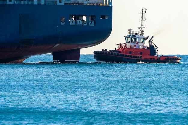 Photo tug tugboat tugboat prow