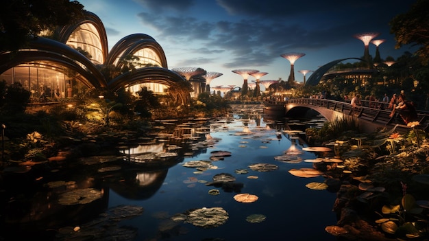 Tuinen aan de baai in Singapore