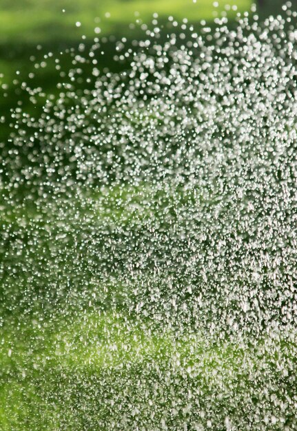 TuinirrigatieWaterdruppels in de lucht