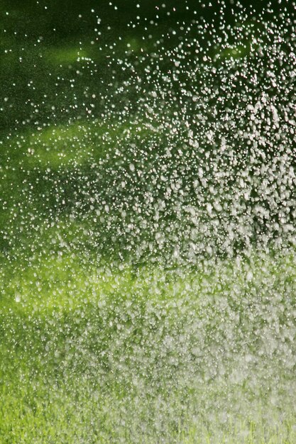 TuinirrigatieWaterdruppels in de lucht