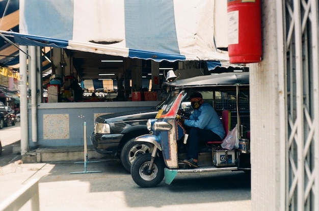 Photo tuk tuk in bangkok