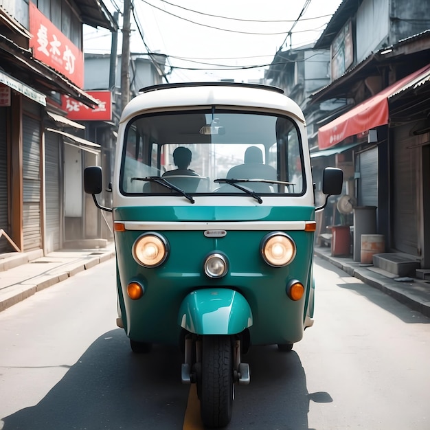 Photo tuk tuk thai taxi auto rickshaw thailand transport tuk tuk vehicle threewheeler thai urban tr