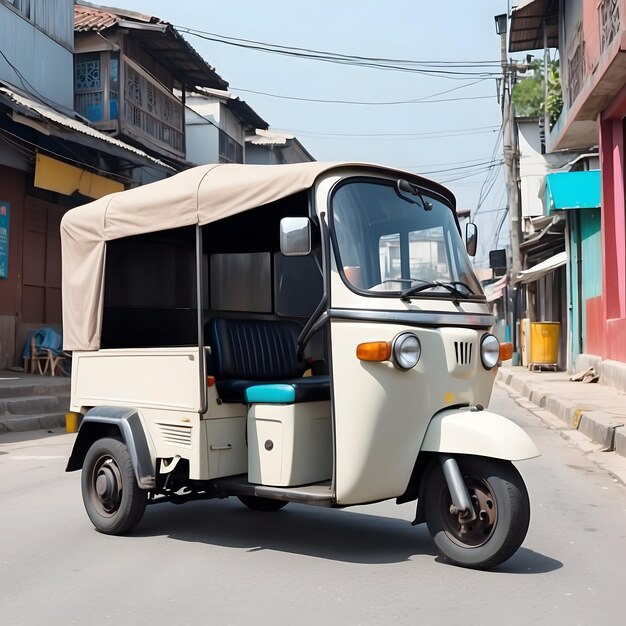 Photo tuk tuk thai taxi auto rickshaw thailand transport tuk tuk vehicle threewheeler thai urban tr