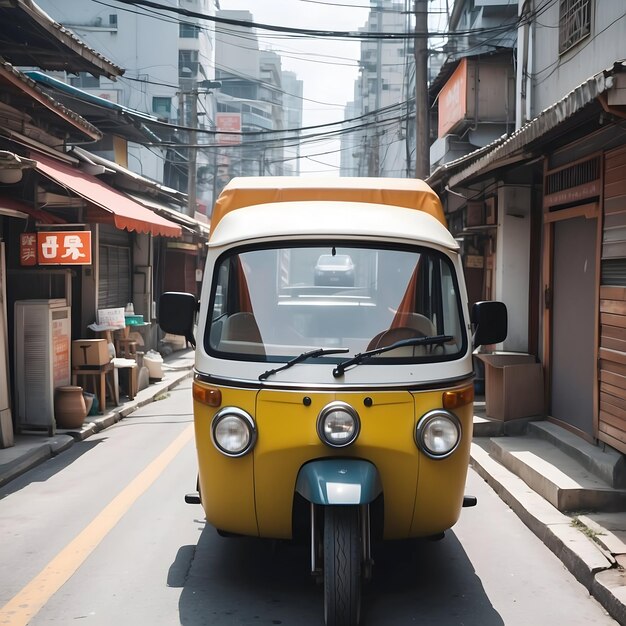 Tuk Tuk Thai taxi Auto rickshaw Thailand transport Tuk Tuk vehicle Threewheeler Thai urban tr