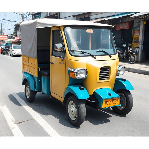 Tuk Tuk Thai taxi Auto rickshaw Thailand transport Tuk Tuk vehicle Threewheeler Thai urban tr