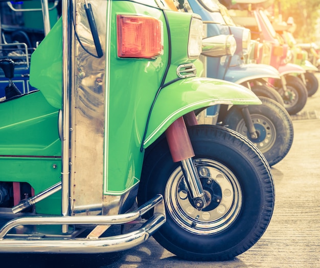 Tuk-Tuk voertuig in Bangkok