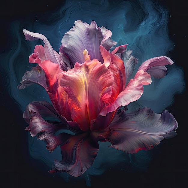 tulip artwork ai generative