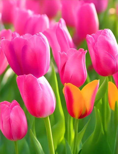 Tulip background