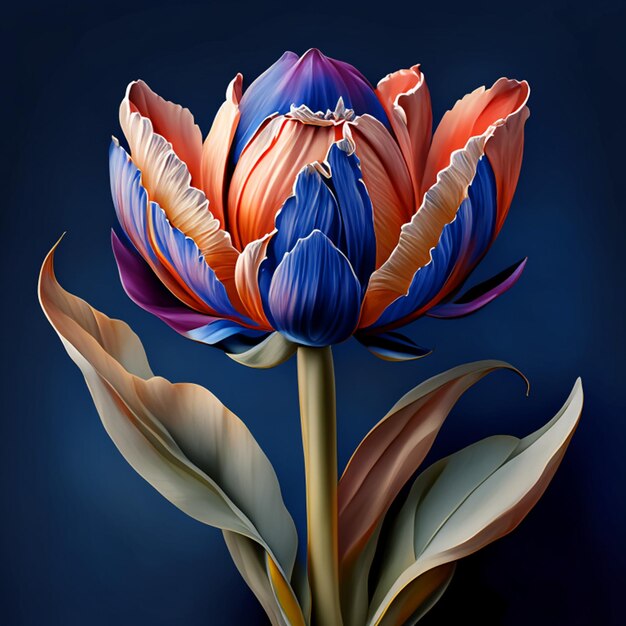 Tulip flower wallpaper or background design